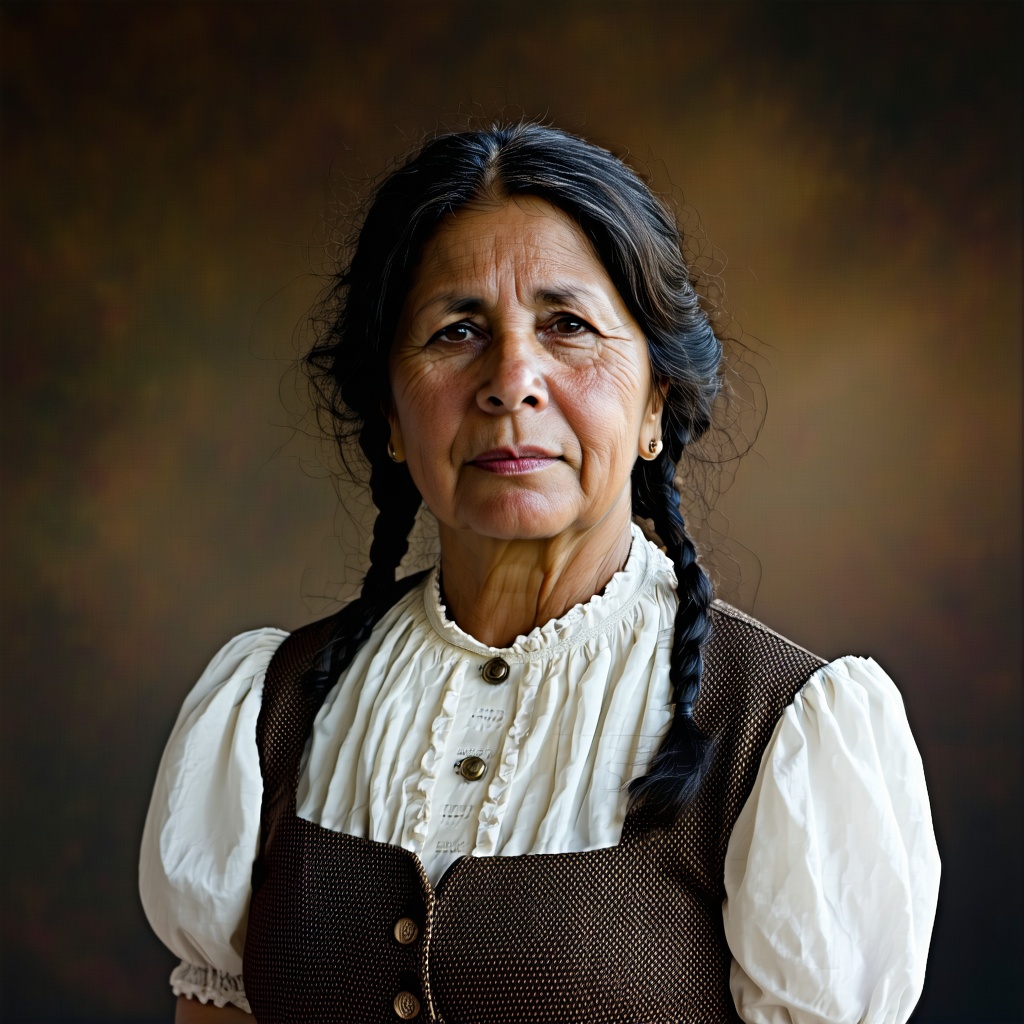 AI portrait of Rosa Martinez, born 1920